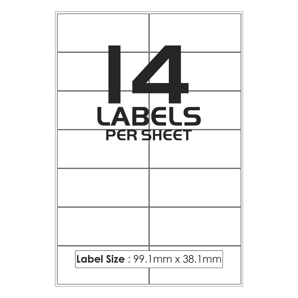 14 Labels Per Sheet
